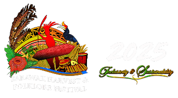 Sarawak Harvest Festival SHFF logo horizontal
